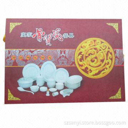 Bone China Dinnerware Set, Various Shapes and Designs are Available